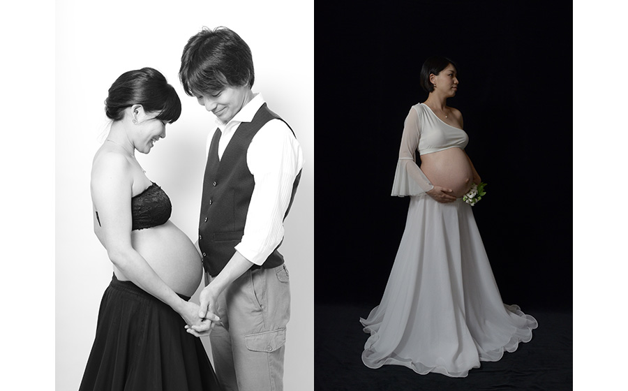 マタニティフォト、マタニティヌード